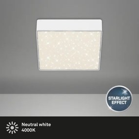 Briloner 7076-416 - Plafoniera LED STAR SKY LED/11W/230V 15x15 cm bianco