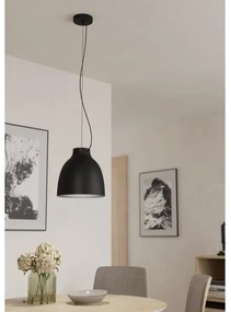 Eglo 900158 - Lampadario a sospensione con filo CAMASCA 1xE27/40W/230V nero