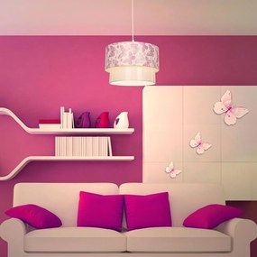 Apparecchio per bambini bianco e rosa - Squid Lighting