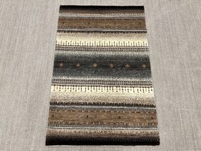 Loribaft Tappeto 90 x 130 Marrone (Iran) Annodato A Mano