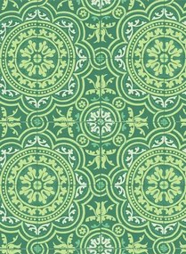 Cole & Son Carta da parati Piccadilly - Mint on Forest