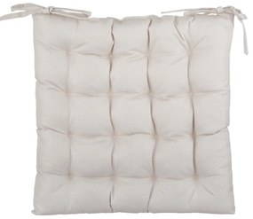 Cuscino sedia beige 42x42 cm idrorepellente