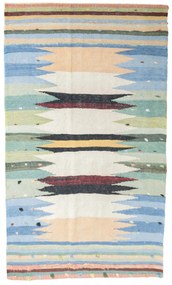 Kilim Tappeto persiano 130x230 Blu (Iran) Tessuto A Mano