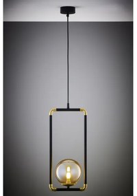 Jupiter 2024 - Lampadario a sospensione con filo ZAFRA 1xG9/10W/230V nero/oro/beige