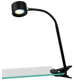 Lampada Da Tavolo Moderna Tari Metallo Nero Led Integrato 4,5W Da 2700 A 6500K