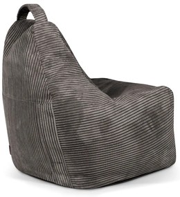 Puof a sacco color menta con rivestimento in velluto a coste Play Amuse – SLOWDOWN