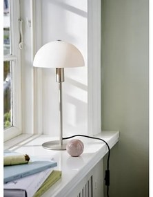 Nordlux - Lampada da tavolo ELLEN 1xE14/40W/230V cromo opaco/bianco