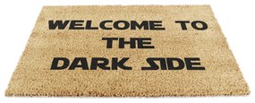 Stuoia di cocco naturale, 40 x 60 cm Welcome to the Darkside - Artsy Doormats
