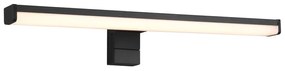 Lampada da parete LED nera opaca Lino – Trio