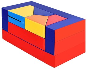 Costway Blocchi in schiuma morbida, Set attività multifunzionale per arrampicarsi e gattonare.