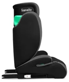 Lionelo - Seggiolino auto HUGO i-Dimensioni 100-150 cm nero/grigio