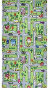 Tappeto verde per bambini 160x230 cm Green Neighborhood - Vitaus