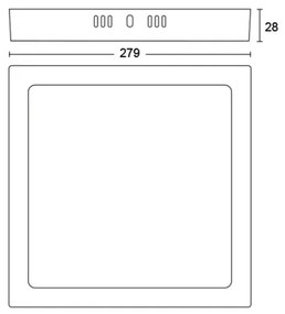 Philips - Plafoniera LED MAGNEOS LED/20W/230V 2700K nera