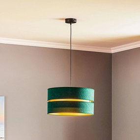 Euluna Duo sospensione verde/oro Ø40cm 1 luce