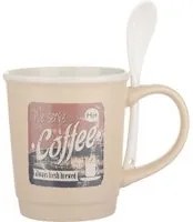 Mug caffè crema 400 ml con cucchiaino