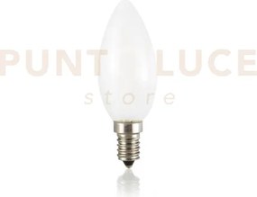 Lampadina attacco e14 oliva in vetro bianca 4 w 440 lm 3000 k ø 35 ...