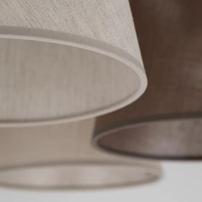 Brilagi - Lampadario a soffitto LATTE 5xE27/15W/230V pino/mix