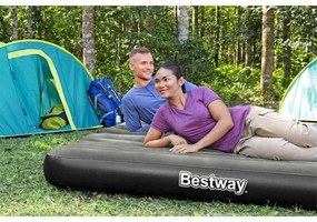 Materasso gonfiabile 3 in 1 Nero e grigio 188x99x25 cm - Bestway