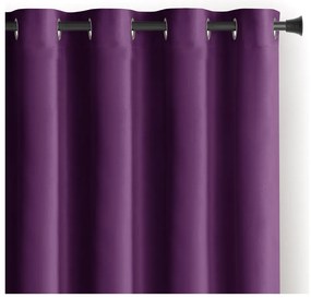 Tenda parzialmente oscurante viola in velluto 140x270 cm Eyelets – Restilo