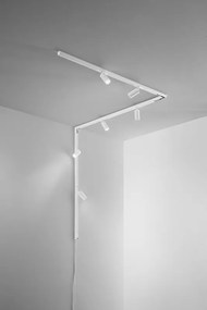 Set completo binario Mik bianco LED 48V 6x500 lumen, CCT regolazione temperatura della luce, L 225 cm