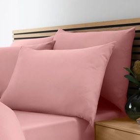 Set copripiumino e federa rosa per letto matrimoniale 200x200 cm So Soft Non-Iron – Catherine Lansfield