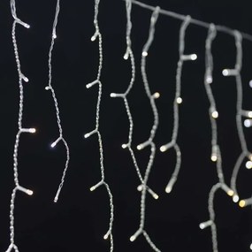 Nedis WIFILXC03W250 - Tenda di Natale LED 240xLED/8 funzioni 8m IP65 Wi-Fi Tuya