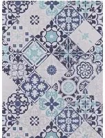 Osborne & Little Carta da parati Cervo - Indigo/ Silver/ Aqua