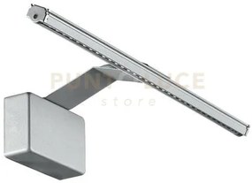 Applique a parete led alcor silver 5w 550lm 3000k 30,5x15x10cm in a...