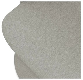 Sedia da pranzo grigio chiaro in imbottito Kalo – Makamii