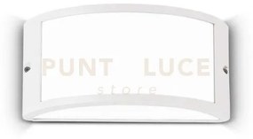Rex-1 applique a parete ip44 1 luce attacco e27 bianco