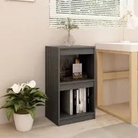 Libreria Grigia 40x30x71,5 cm in Legno Massello di Pino cod mxl 18611