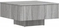 Tavolino Salotto Grigio Sonoma 60x60x31,5 cm Legno Multistrato cod mxl 12612