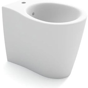 Bidet filomuro SOFT OLYMPIA CERAMICA L 36 x H 42 x P 55 cm Bianco opaco
