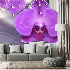 Carta da parati – Orchidea presso colonne greche