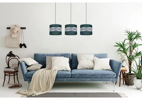 Lampadario su corda CORALLO 3xE27/60W/230V verde