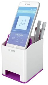 Portamatite bianco e viola WOW - Leitz