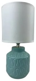 Lampada da tavolo Versa Lizzy Azzurro Ceramica 13 x 26,5 x 10 cm