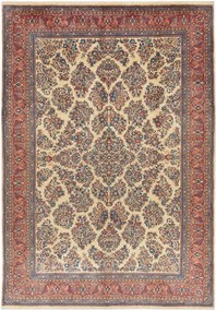 Sarouk Tappeto 350x250 (Iran) Annodato A Mano