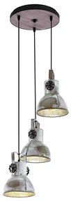 Eglo 79363 - Lampadario a sospensione BARNSTAPLE 3xE27/40W/230V