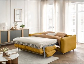 Divano giallo allungabile 214 cm Ernest – Bobochic Paris