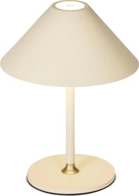 Halo Design 800773 - Lampada da tavolo ricaricabile e dimmerabile HYGGE LED/3W/4000 mAh IP54, colore crema
