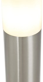 Lampione da esterno moderno in acciaio 45 cm IP44 - ROX