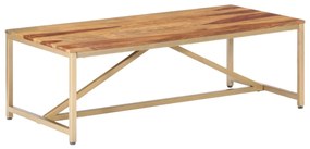 Tavolino da caffè 120x60x40 cm in legno massello di sheesham