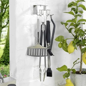 Organizzatore da cucina autoportante in acciaio inox - Maximex