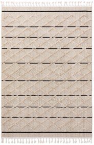 benuta Pop Tappeto Oyo Crema 160x230 cm - Tappeto design moderno soggiorno