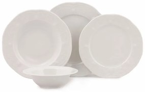 Set da tavola 24 pezzi, bianco/porcellana