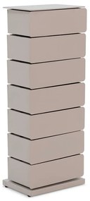 Cassettiera in metallo grigio-beige 37x98,5 cm Joey - Spinder Design