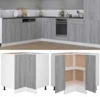 Armadietto Cucina Grigio Sonoma 75,5x75,5x80,5 cm in Legno 815583