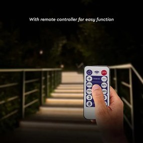 LED Striscia solare dimmerabile LED/1,2W/3,7V 3000K IP67 5m