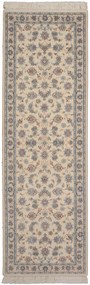 Nain Tappeto persiano 80 x 250 Beige (Iran) Annodato A Mano